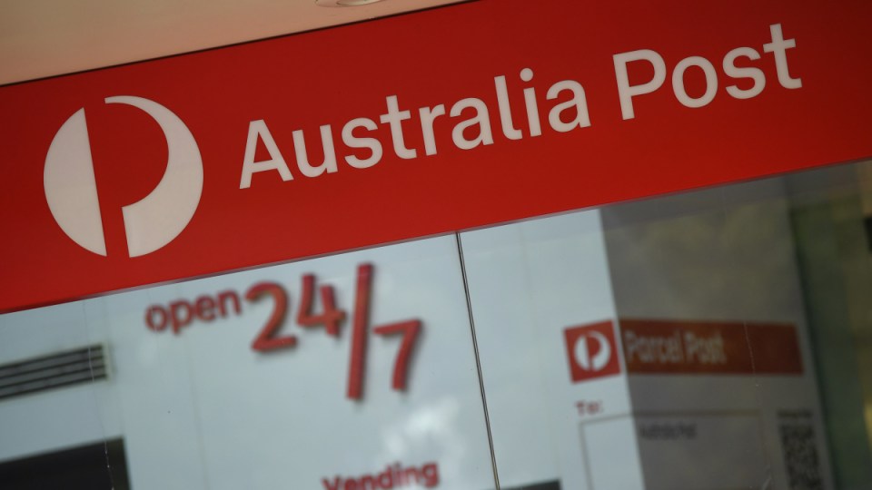 Signage at an Australia Post outlet in Sydney, Wednesday, June 10, 2020. A proposed shake-up of Australia Post deliveries will be opposed by Labor over fears the changes will cost jobs, cut wages and scale back services.