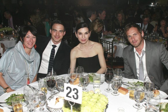 Ghislaine Maxwell, Keith Lieberthal, Julianna Margulies and Josh Lucas