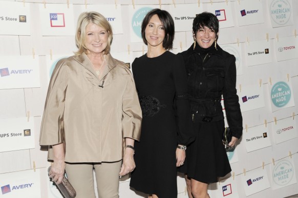 Martha Stewart, Kira Faiman, Ghislaine Maxwell