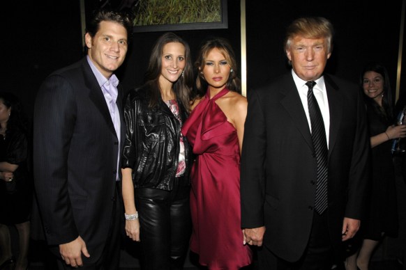 David Wolkoff, Stephanie Winston Wolkoff, Melania Trump and Donald Trump