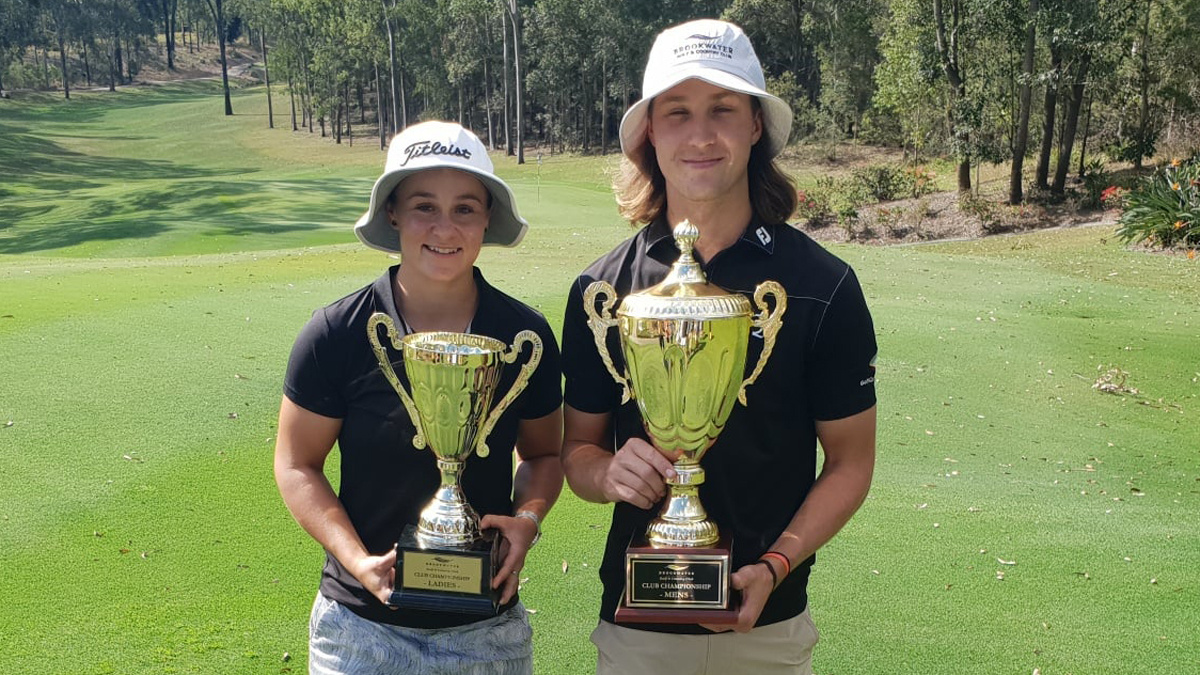 ash barty golf champion
