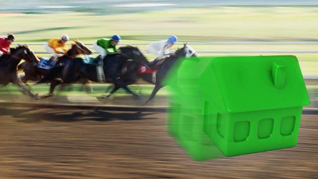 House prices raced ahead in October, but analysts said the groundwork is in place for a pricing bubble.