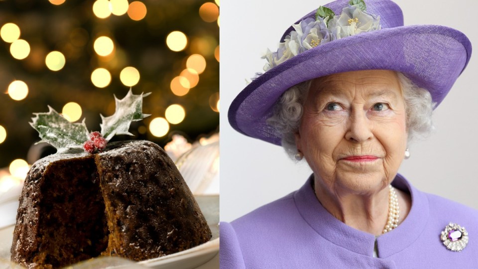 Royal Christmas pudding