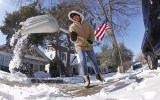 texa storms snow