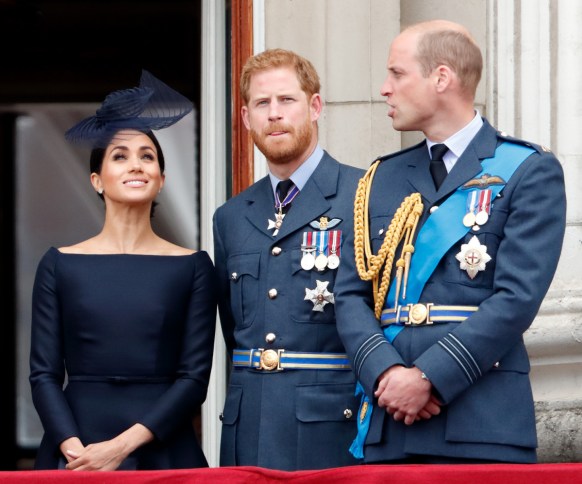 Meghan Markle, Prince Harry, Prince William 