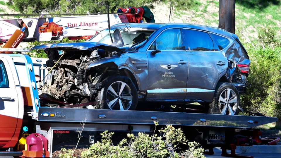 tiger woods crash