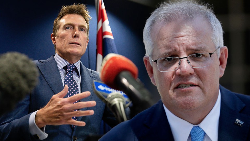 Scott Morrison and Christian Porter