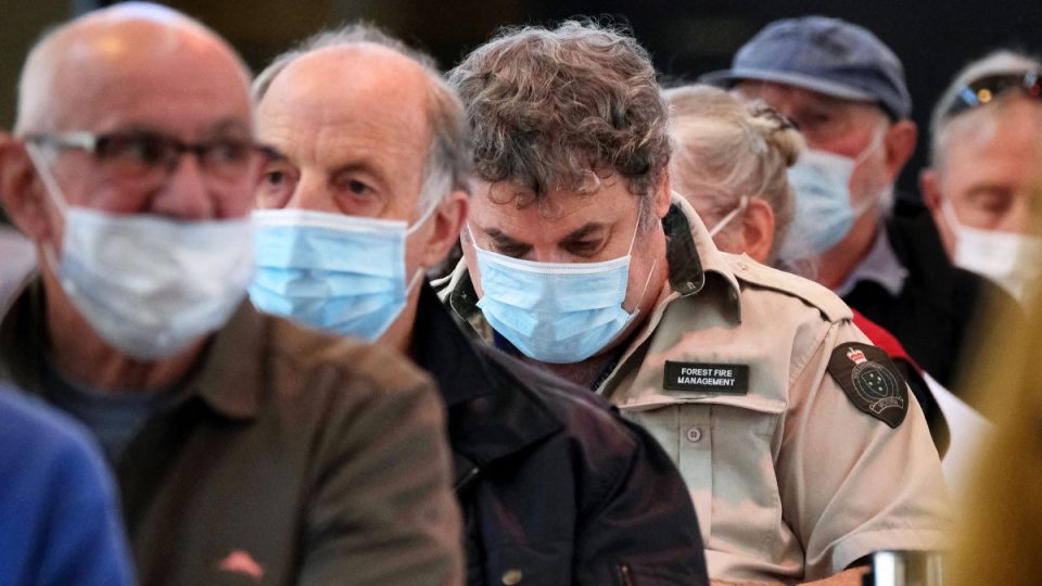 People visit a mass vaccination centre to receive a Covid-19 vaccine in Melbourne on April 21, 2021