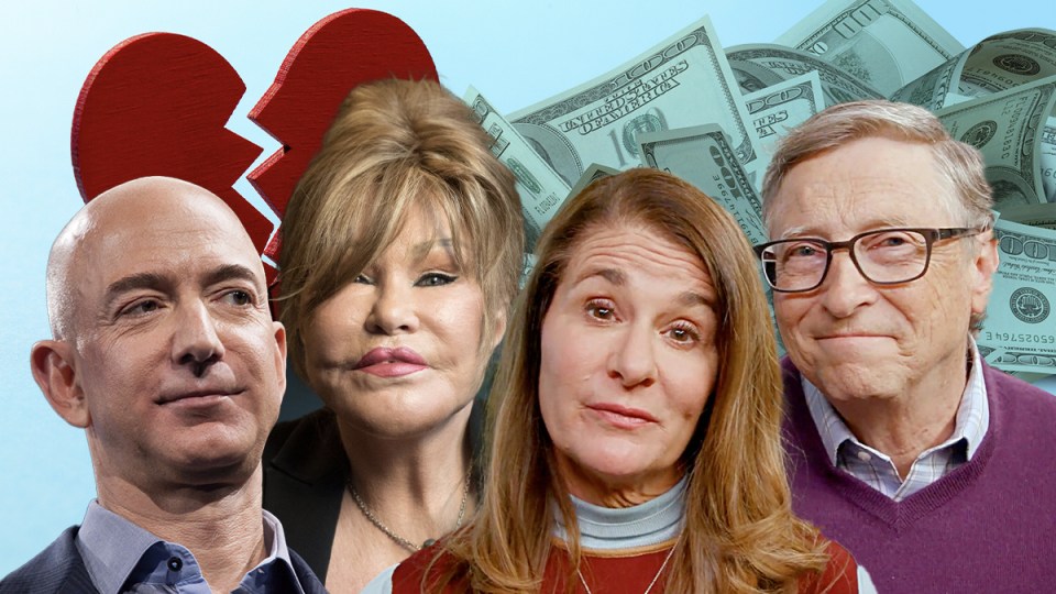 Bill and Melinda Gates high-profile divorces