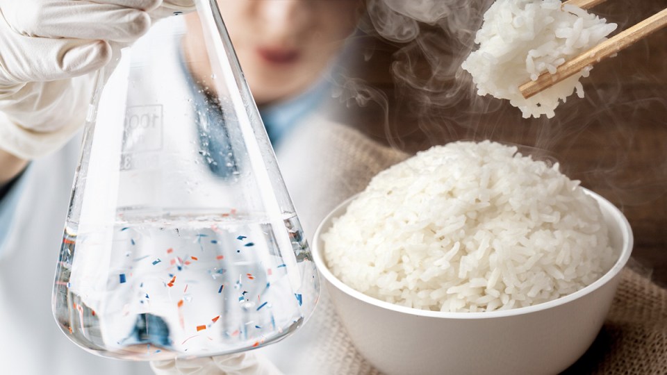 Micro-plastics in rice