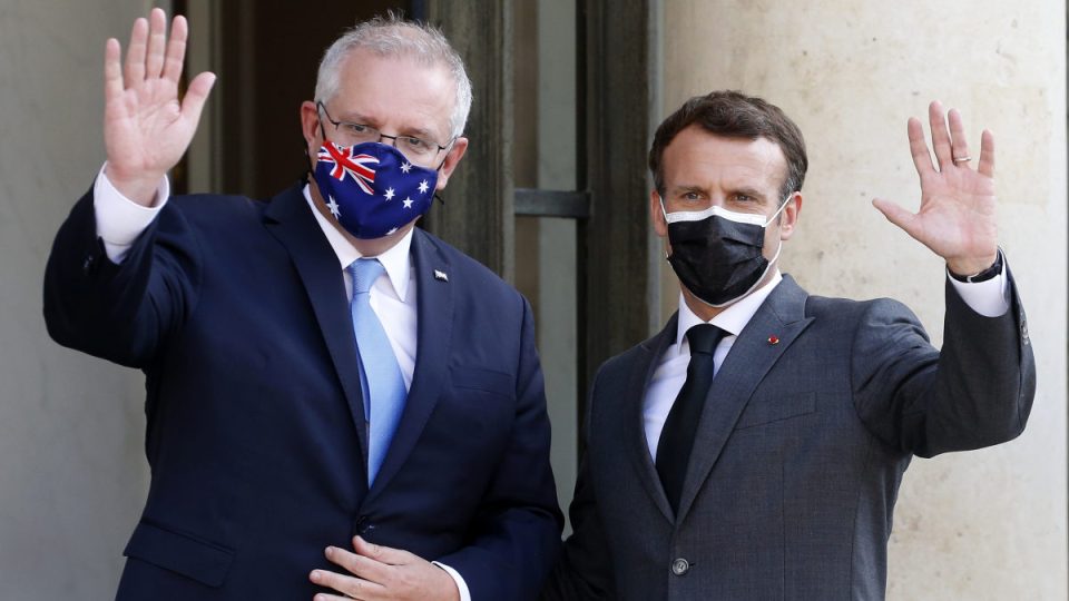 scott morrison emmanuel macron