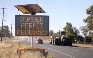 Victorians stuck at border