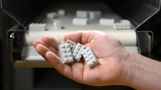 Lego unveils recycled bricks
