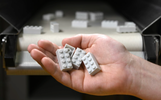 Lego unveils recycled bricks