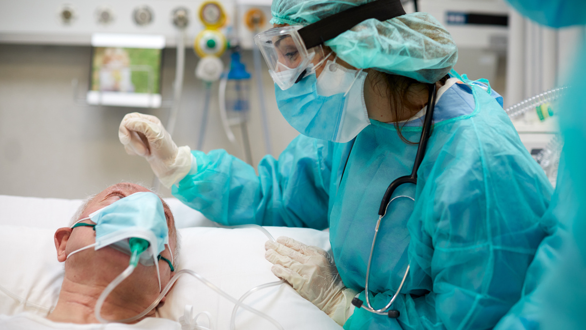 Nurses working on coronavirus wards