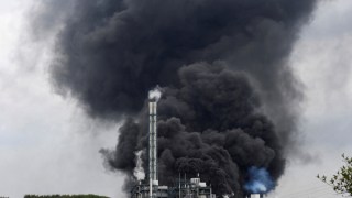 Chempark explosion Leverkusen