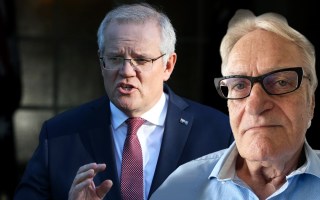 Prime Minister Scott Morrison speaks during a press conference