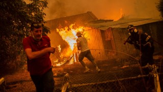 greece fires