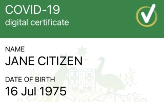 Vaccination certificate
