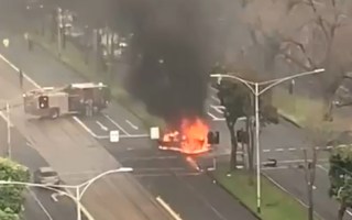 car explosion melbourne
