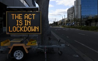 act lockdown
