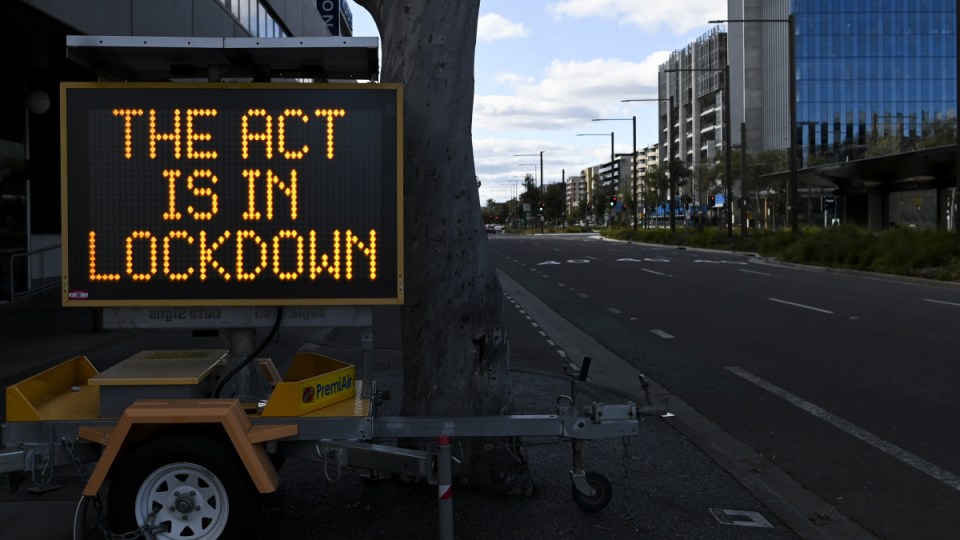 act lockdown