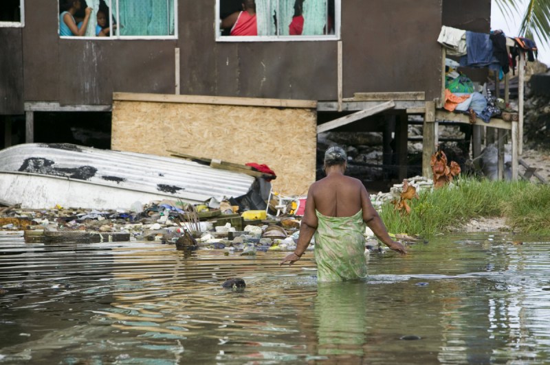 Tuvalu is threatened by climate change