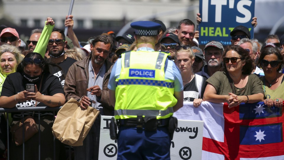 New Zealand protest