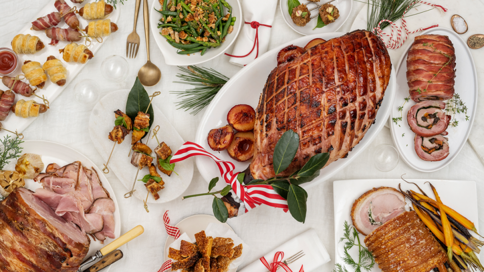Christmas hams