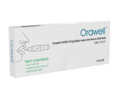 Orawell COVID-19 Ag Rapid saliva test device (Self-test)