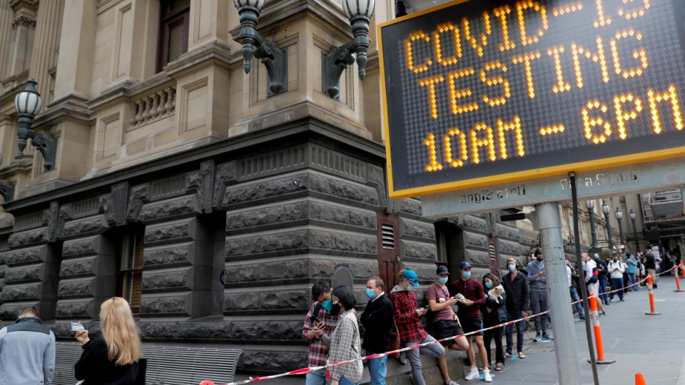 Victoria COVID testing
