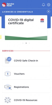 Service NSW app