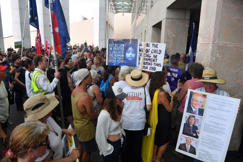 Canberra protest