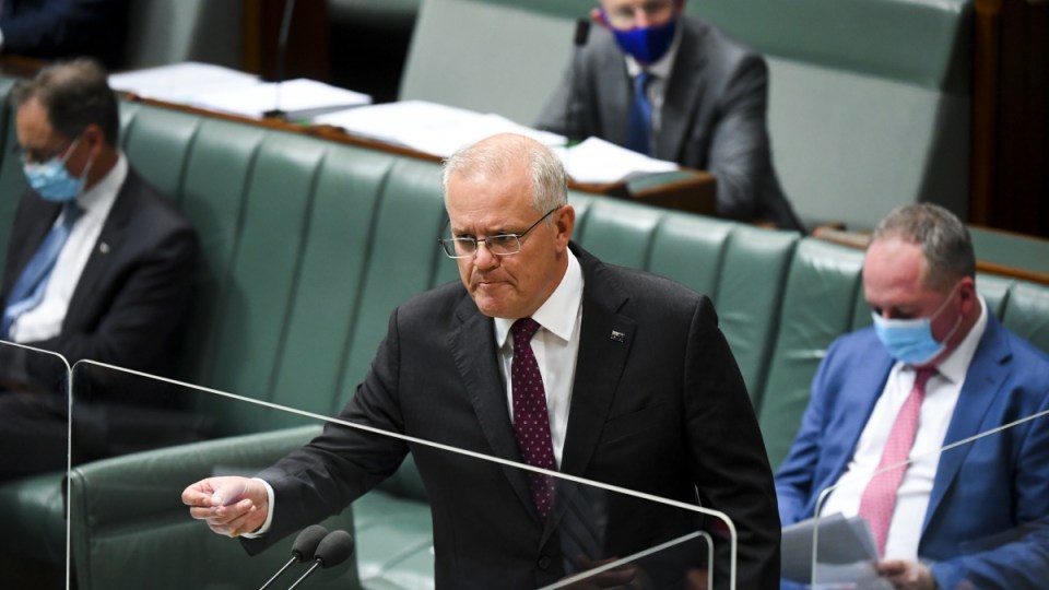 Scott Morrison Grace Tame call