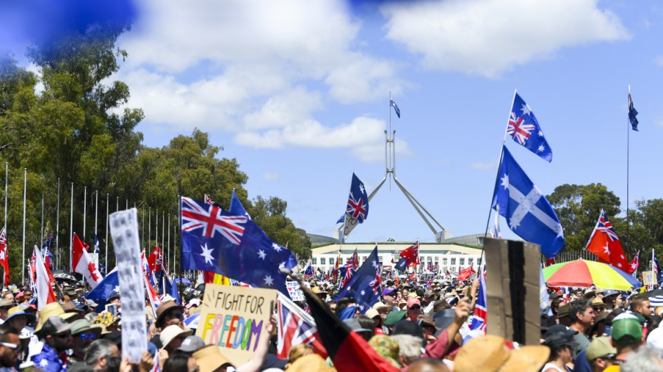 Canberra Protest
