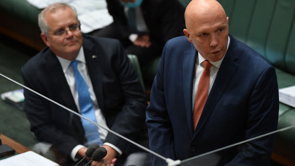 diplomacy Peter Dutton and Scott Morrison