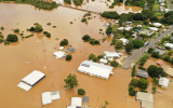 The floods in Gympie, Queensland.