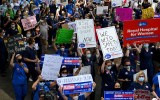 Nurses protest in NSW.
