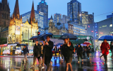 Rain is forecast for Melbourne