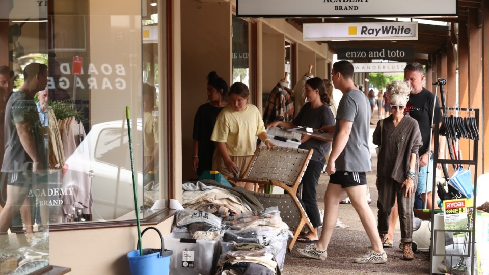 nsw flood clean up