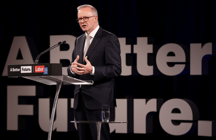 Albanese said the election was a contest between two very different ideas about what a government should do.