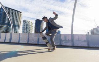 skateboarding