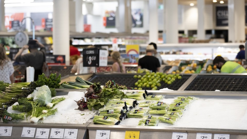 supermarket fruit and veg