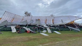 Test stand collapses