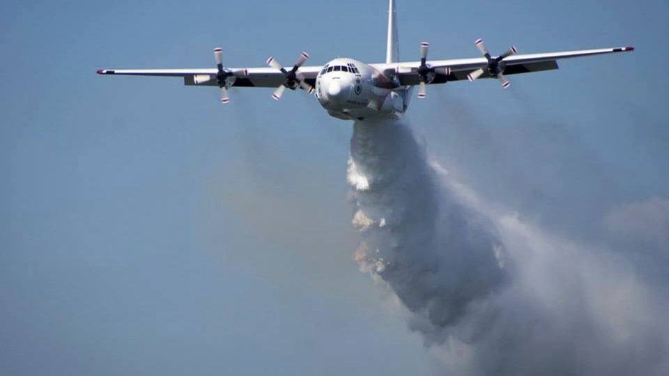 bushfire plane crash