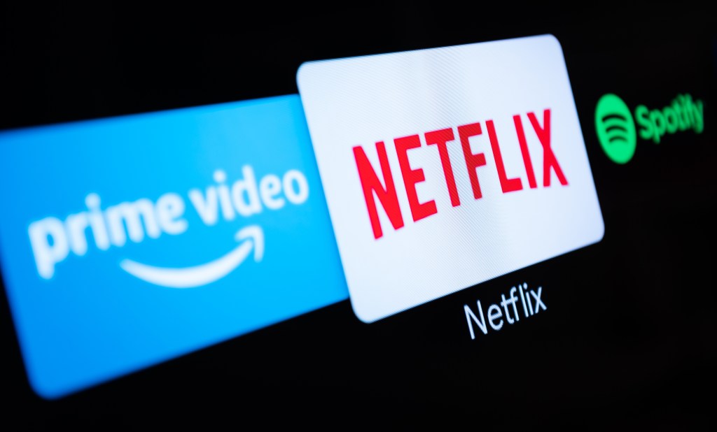 Pictured is the Netflix logo