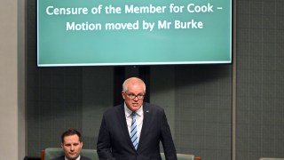 scott morrison censure