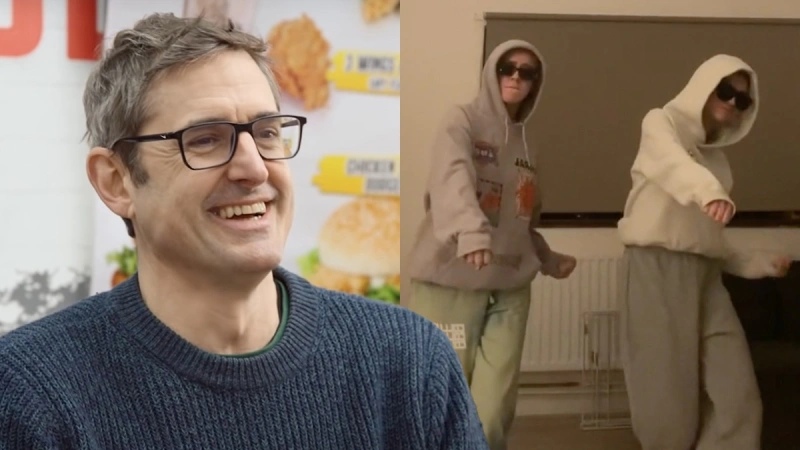 pictured is Louis Theroux