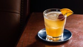 Pictured is an Amaretto Sour