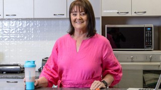 Pictured is Deb after doing the Total Wellbeing Diet